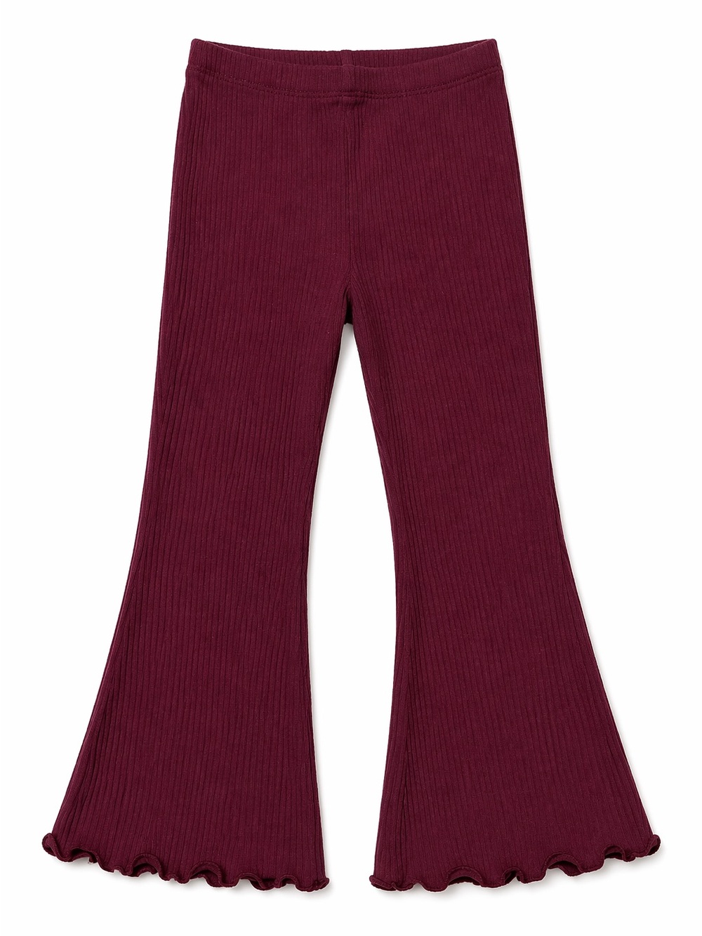 Old Navy Kids Ribbed Flared Leggings - Burgundy